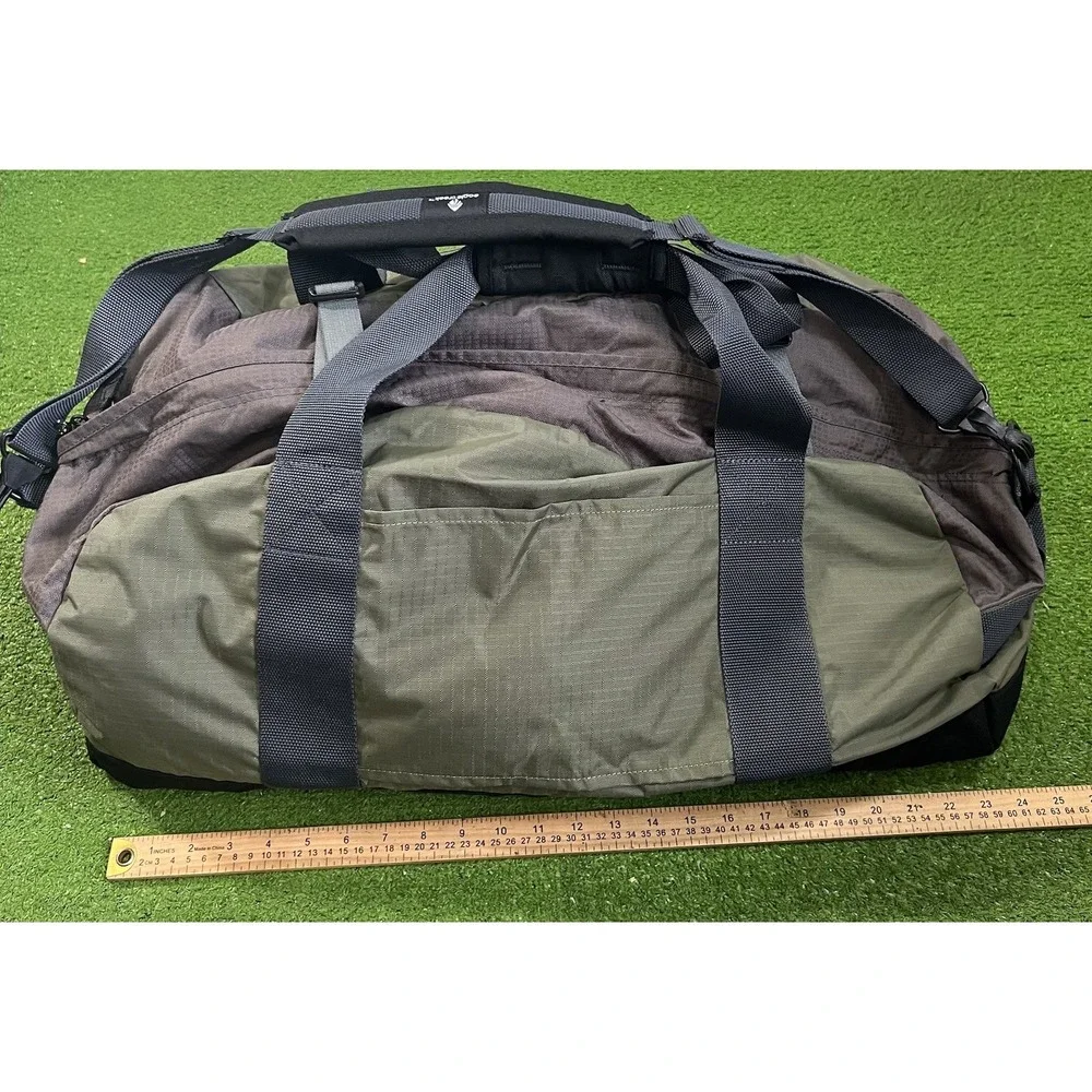 Tauck Duffle Bag LG Weekender Bag Ripstop Grey Olive Drab Carry On Travel Bag